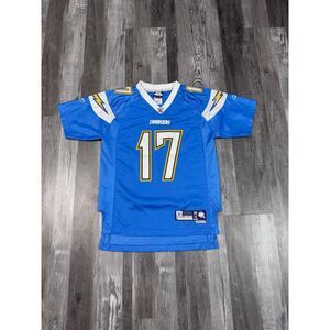 Size Medium (10/12) - VTG 00's Reebok San Diego Chargers #17 Philip Rivers